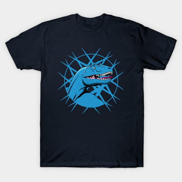 Blue Raptor T-Shirt by TMBTM